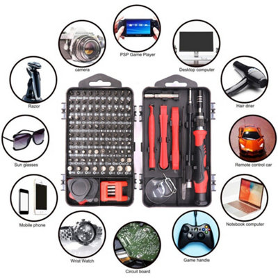 122 in 1 Precision Screwdriver Set Repair Tool Kit For Laptop Computer ...