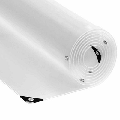 Berkfield Clear Tarpaulin With Eyelets 3X8 M Pvc from B&Q