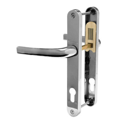 122mm UPVC Door Handle Avocet Pioneer Sprung (Chrome)