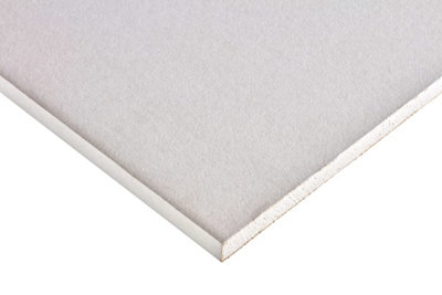 12.5mm Knauf Wallboard Square Edge Plasterboard 2700mm X 1200mm (X30 Boards) from B&Q