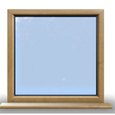 1245mm (W) x 1095mm (H) Wooden Stormproof Window - 1 Window (NON Opening) - Toughened Safety Glass