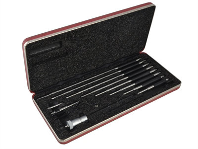 124Mbz Inside Micrometer 50-300Mm (10 Rod Set)