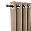 1250mm To 2160mm Matt Black Extendable Klickfit Curtain Pole Kit Stud