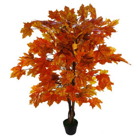 125cm Extra Large Artificial Autumn Maple Acer Tree