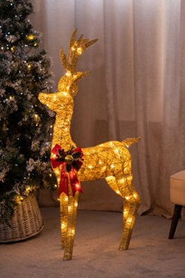 125cm Standing LED Reindeer Decoration