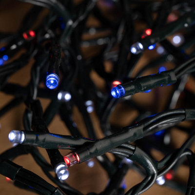 125m 5000 LED TreeBrights Christmas String Lights with Timer in Blue ...