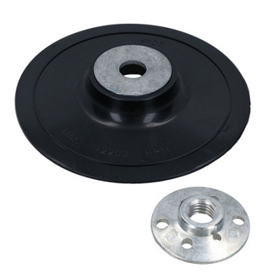 125mm ABS Fibre Disc Backing Rubber Pad With M14 Thread For Angle ...