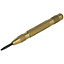 125mm Automatic Centre Punch - Knurled Brass Barrel - Spring Loaded Steel Point
