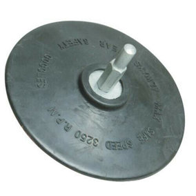 125mm Backing Pad For Orbital Sanding Discs & Drill Hook & Loop Round Sheets