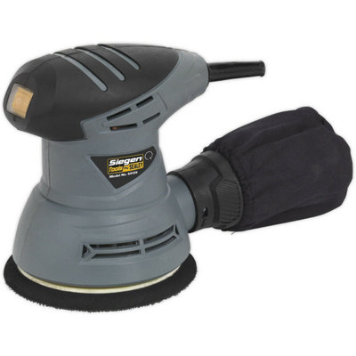 125mm Dual Action Orbital Palm Sander Polisher 240W 230V Compact Corded