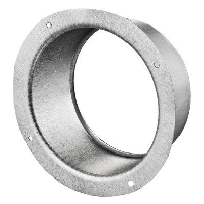 125mm Metal Inline Fan Ducting Ventilation Take Off Spigot  - 5 inch