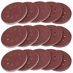 125mm Mixed Grit Hook And Loop Sanding Abrasive Discs Mixed Grit 150 Pack