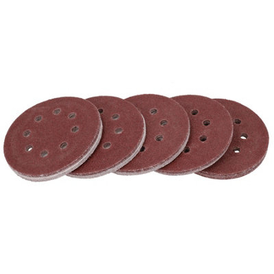 125mm Mixed Grit Hook And Loop Sanding Abrasive Discs Mixed Grit 500 Pack