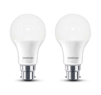 125w Equivalent LED Bulb 15w B22 Day White 6500K - Pack of 2