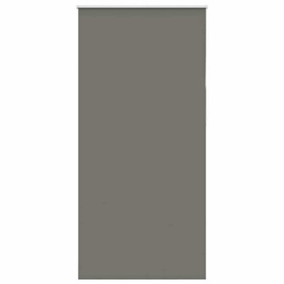 Berkfield Roller Blind Blackout Grey 115X210 Cm Fabric Width 110.7 Cm Polyester from B&Q