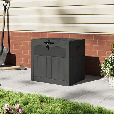 126L Waterproof Large Plastic Storage Box with a Padlock Indoor and ...