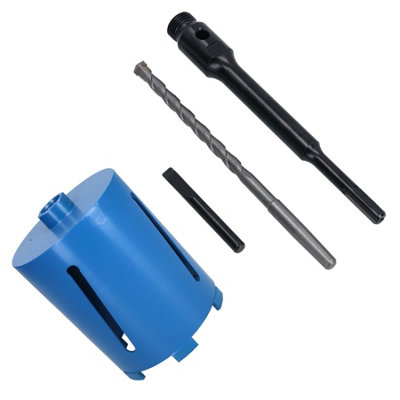 127mm x 150mm Dry Diamond Core Drill Cutter With 1/2in BSP SDS Arbor Guide