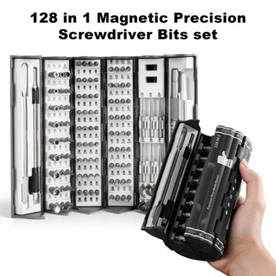 128-in-1 Precision Screwdriver Se Roll-up Kit for Laptop, Computer ...