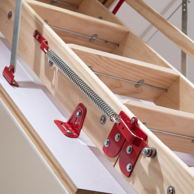 1280mm x 700mm Grand Wooden Loft Ladder