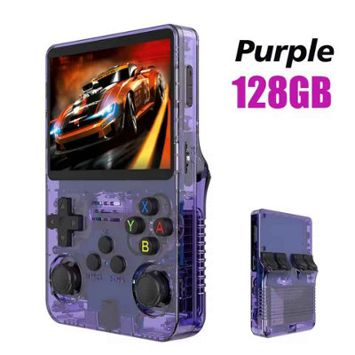 128G R36S Retro Handheld Video Game Console Linux System 3.5 Inch IPS ...