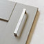 128mm Brushed Nickel Square D Handle