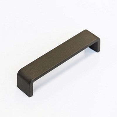128mm Dark Grey Cabinet Handle Wide Kitchen Cupboard Door Drawer Pull Anthracite Wardrobe Furniture Replacement Upcycle