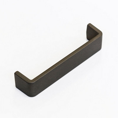 128mm Dark Grey Cabinet Handle Wide Kitchen Cupboard Door Drawer Pull Anthracite Wardrobe Furniture Replacement Upcycle