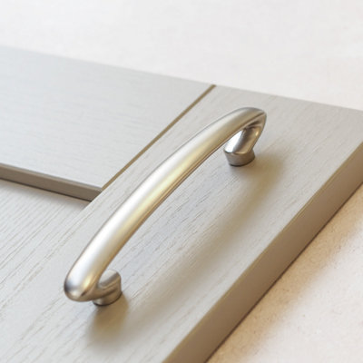 128mm Matt Nickel Bow Cabinet Handle