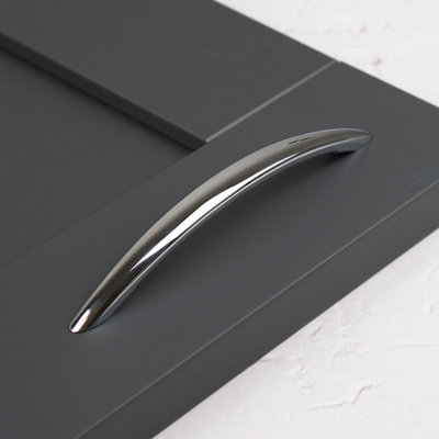 128mm Polished Chrome Bow Handle Price Comparisons | Compare The Build