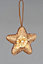 12cm Gold star - Christmas Hanging Decoration
