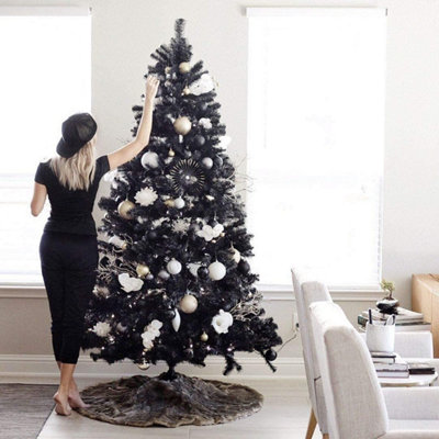 12FT Black Alaskan Pine Christmas Tree - 6