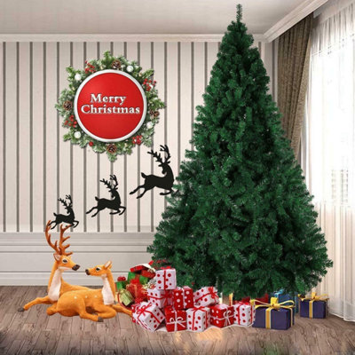 12FT Green Alaskan Pine Christmas Tree - 3
