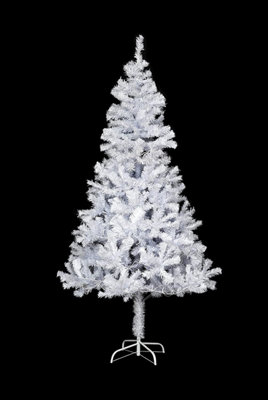 12FT Prelit White Alaskan Pine Christmas Tree Cool White LEDs