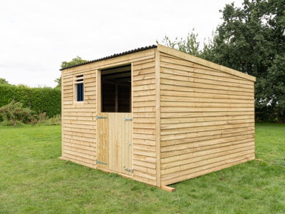 12ft x 12ft Mobile animal field shelter - 8