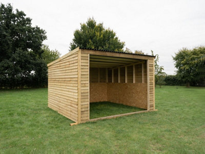 12ft x 12ft Open front mobile animal field shelter - 6
