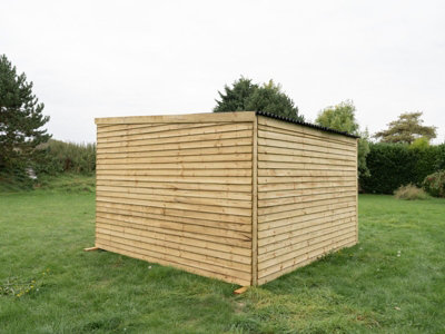 12ft x 12ft Open front mobile animal field shelter - 7