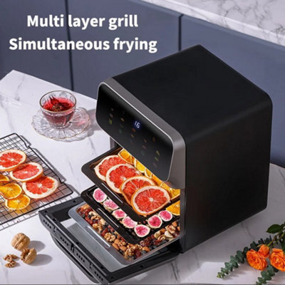 12L Air Fryer Digital Kitchen Oven Oil Free Low Fat Healthy Frying Cooker 2100W - 6