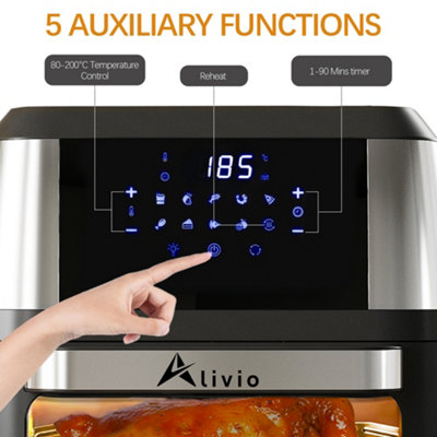 12L Air Fryer Oven Oil Free Low Cooker - 5