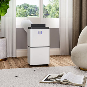 12L Dehumidifier with Wheels,12 hours Timer,Control Panel,Low Noise,Phone Control by WiFi