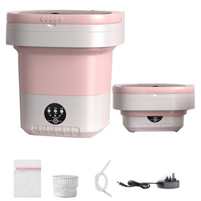 12L Portable Washing Machine Mini Washer Foldable Washer Spin Dryer Small Travel