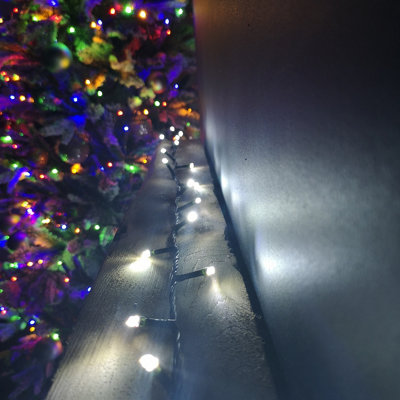 12m White or Multi Colour Colour Changing Connectable String LED Lights Christmas Decorations