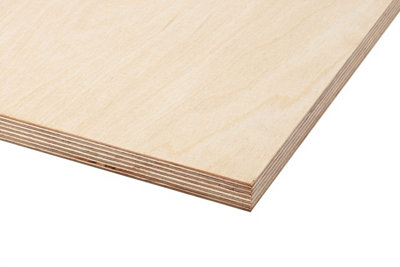 12mm Birch Plywood Throughout BB/BB 2440mm x 1220mm (8' x 4') - Pack of 2