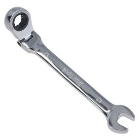 12mm Metric Flexible Combination Ratchet Spanner Wrench Bi-Hex 12 Sided