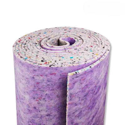 12mm PU Foam Carpet Underlay 15m2 (11m x 1.37m Roll) Underlay Underfoot Comfort