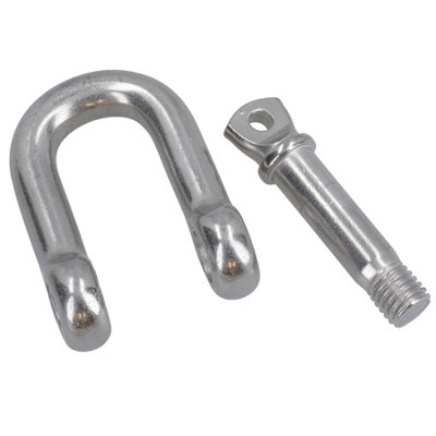 12mm Stainless Steel Dee Shackle Marine Grade 316 DK40 - 6