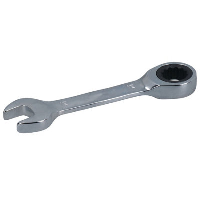 12mm Stubby Ratchet Combination Spanner Metric Wrench 72 Teeth SPN05