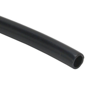 12mm x 100m LLDPE Flexible Tubing - BLACK Water & Gas Hose Pipe - EASY CUT Reel