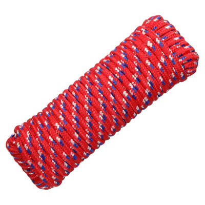 12mm x 30m Multi-Purpose Polypropylene Braided Rope for Camping Gardening