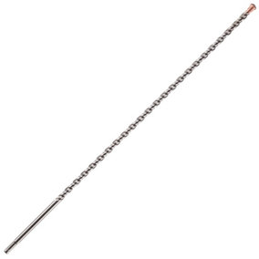12mm x 600mm Long SDS Plus Drill Bit. TCT Cross Tip With Copper Coating. High Performance Hammer Drill Bit