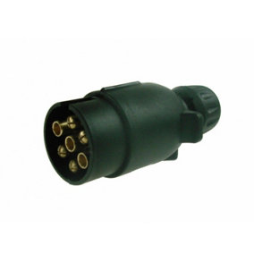 12N Type 7-Pin Plug, Plastic clip-close